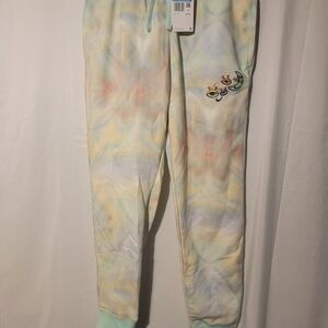 Nike Men's Sportswear Tie-Dye Embroidered Fleece Pants Size Medium DZ3064-379